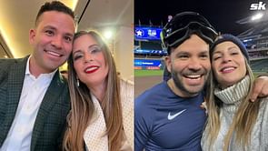 Jose Altuve's wife Nina turns up the glamour in silhouette selfie during romantic date night with Astros star