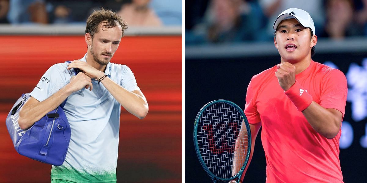 Daniil Medvedev (L) &amp; Learner Tien (R) [Image Source: Getty Images]