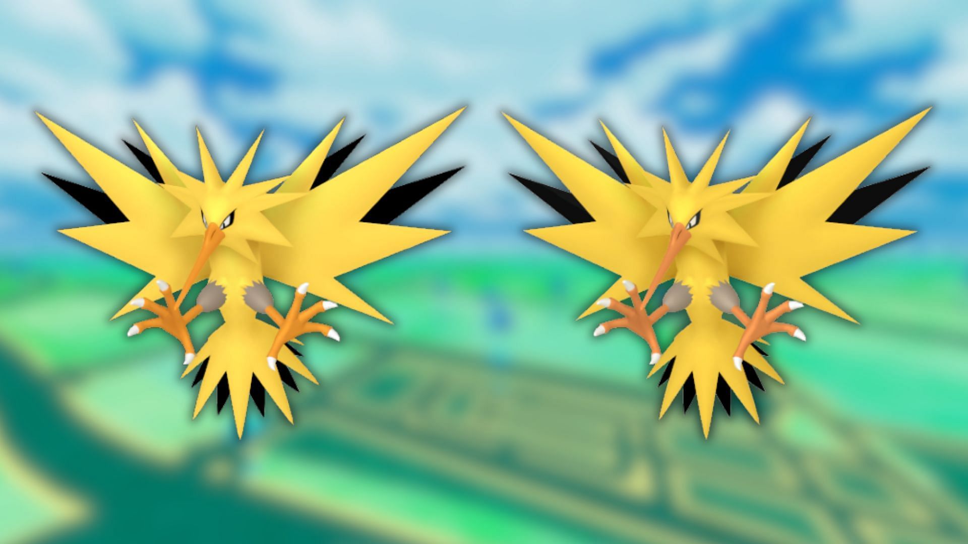 Zapdos and its shiny variant (Image via The Pokemon Company)