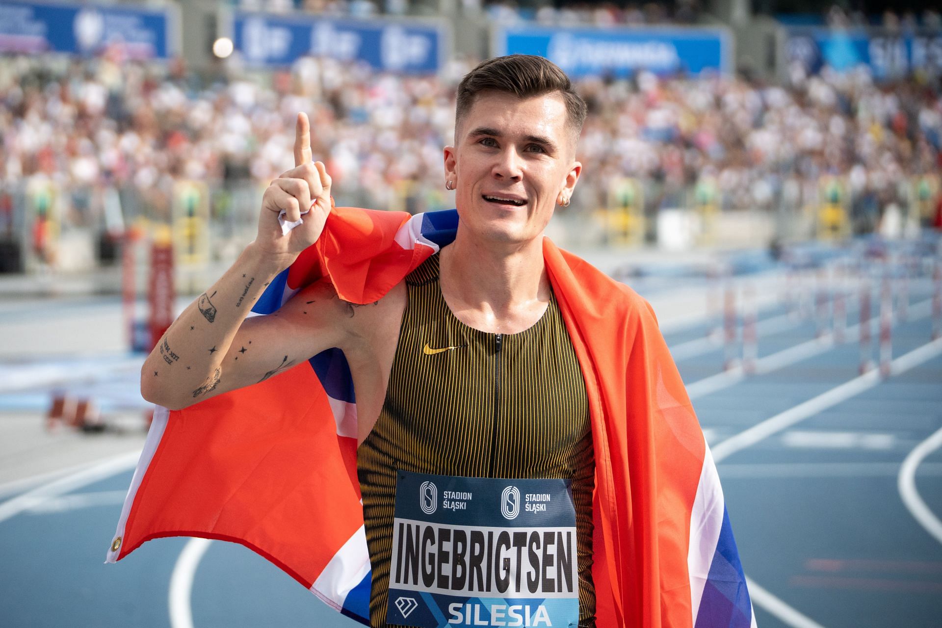 Jakob Ingebrigtsen at the Olympic Games 2024 in Paris, France. (Photo via Getty Images)