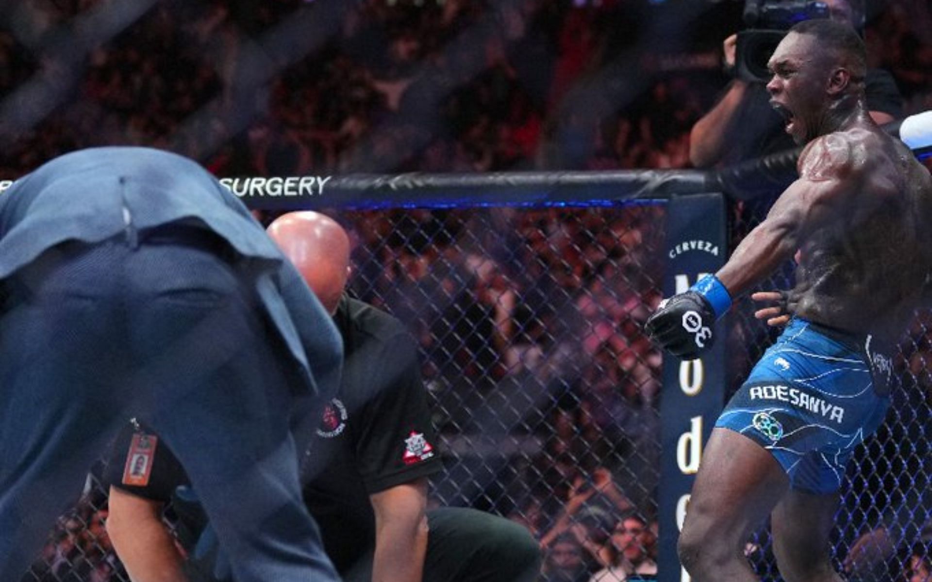 Israel Adesanya has created plenty of memorable moments [Image: @UFCNews on X]