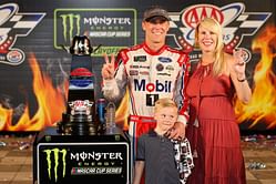 “I may need a few drinks”: Kevin Harvick’s wife DeLana jokingly responds to recent promo of the NASCAR legend and their son
