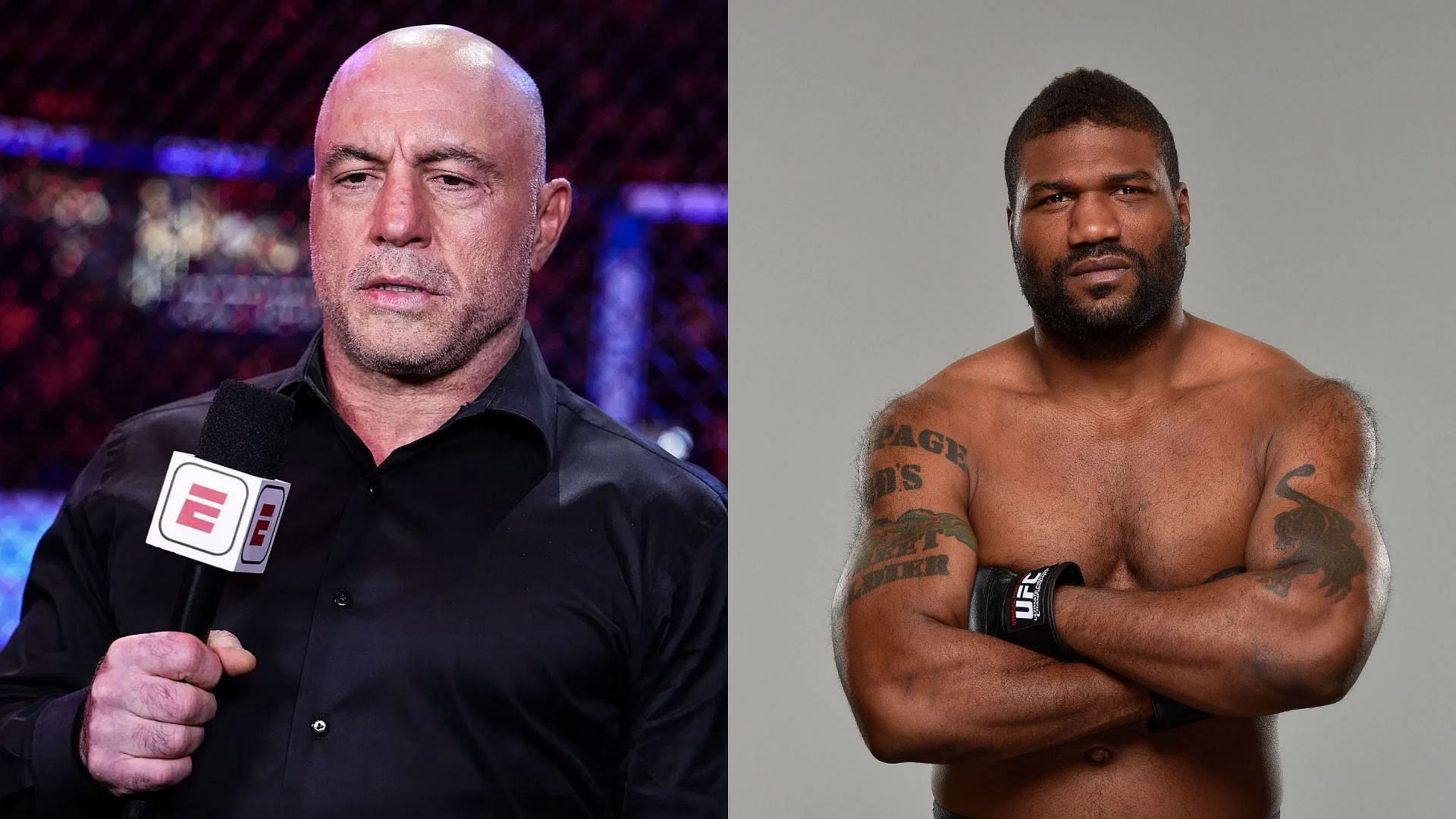 Joe Rogan (left) and Quinton Jackson (right) are friends [Image courtesy: Getty Images] 