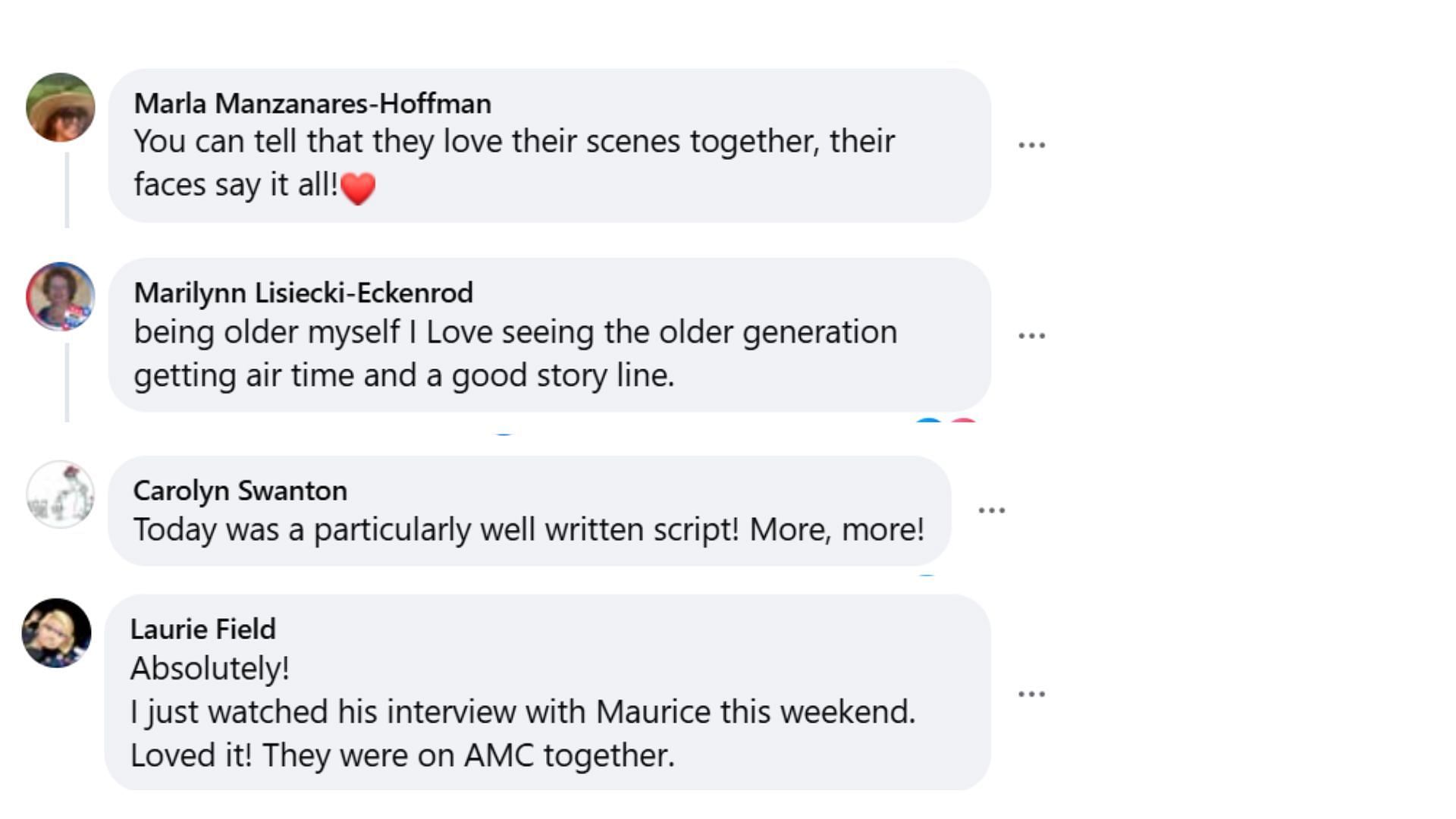 More fan reactions on the same thread (Image via Facebook/@General Hospital Fans-Official)