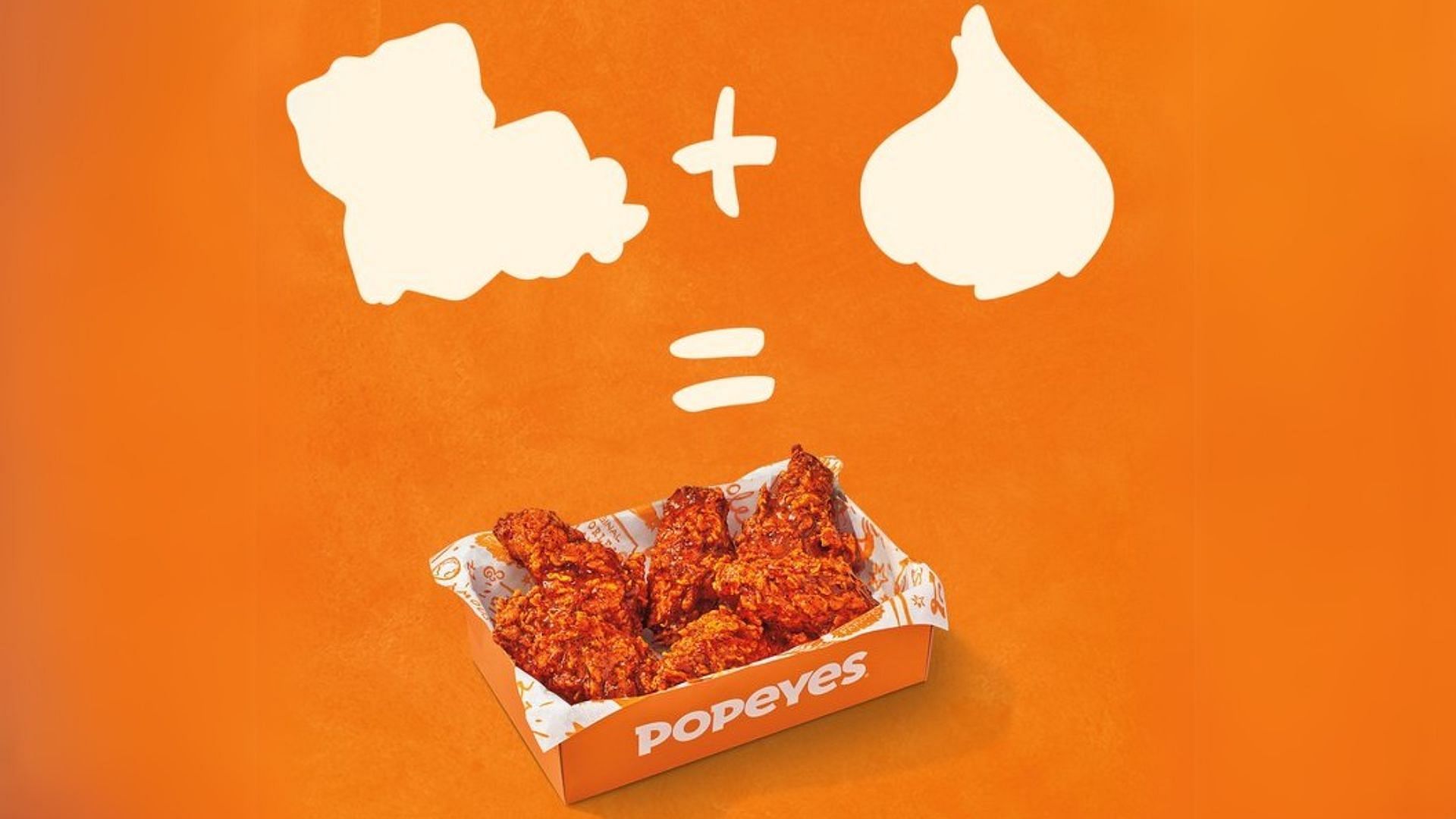 Popeyes is kicking off its New Year offerings with a cuisine that pays homage to the Cajun flavors of Louisiana&mdash;the garlic wings(Image via X/ @Popeyes)