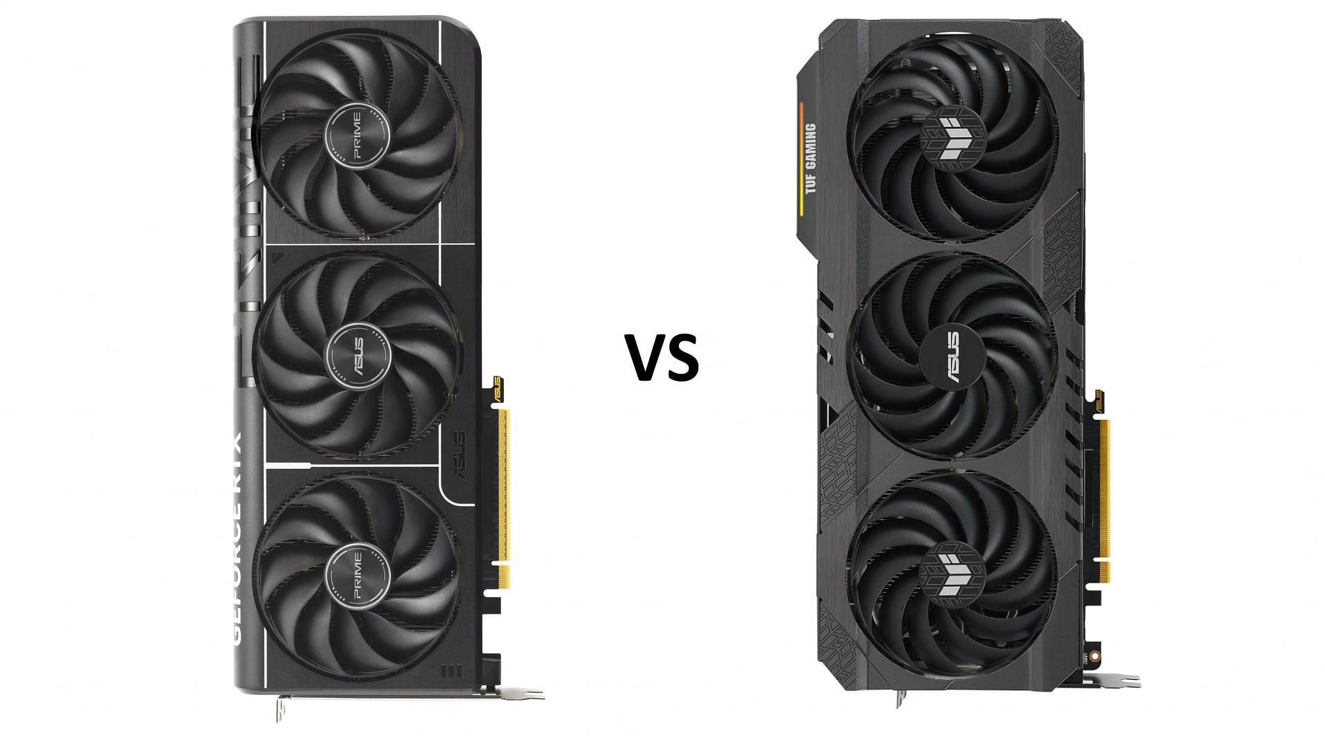 Picture of ASUS PRIME RTX 5070 vs ASUS TUF Gaming RTX 4090