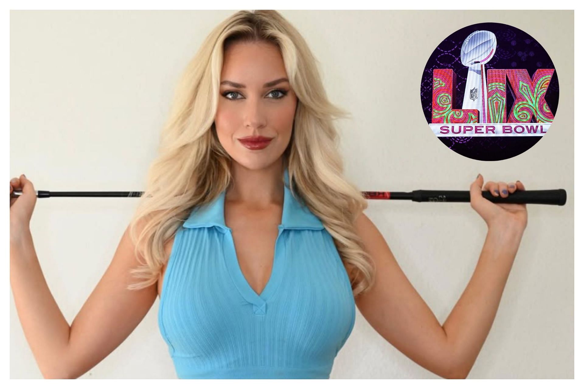 Paige Spiranac on Super Bowl LIX (Image via imagn, instagram@_paige.renee)