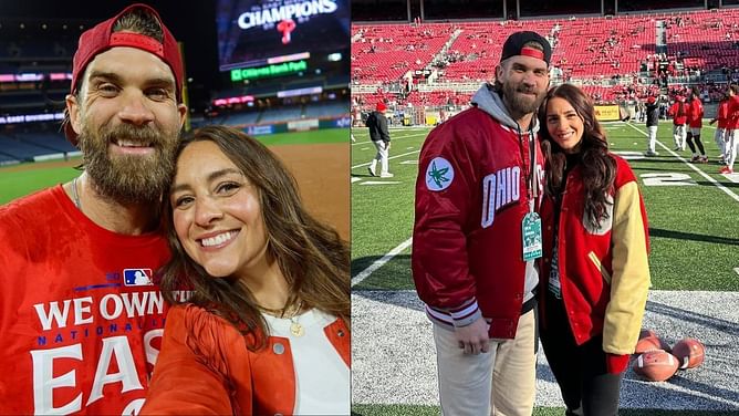 Bryce Harper's wife Kayla relishes sunlit moments of tropical getaway before returning to frosty realities