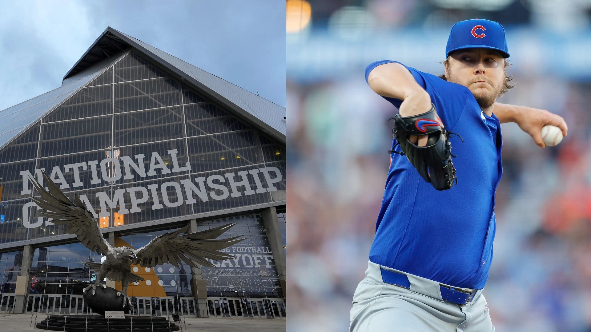 Cubs superstar Justin Steele gives his pick for the College Football Playoff National Championship (Photo Source: IMAGN)