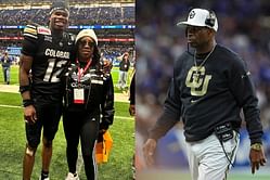 Travis Hunter’s mom shows love to Coach Prime as he shows off his Nike collaboration in latest IG post