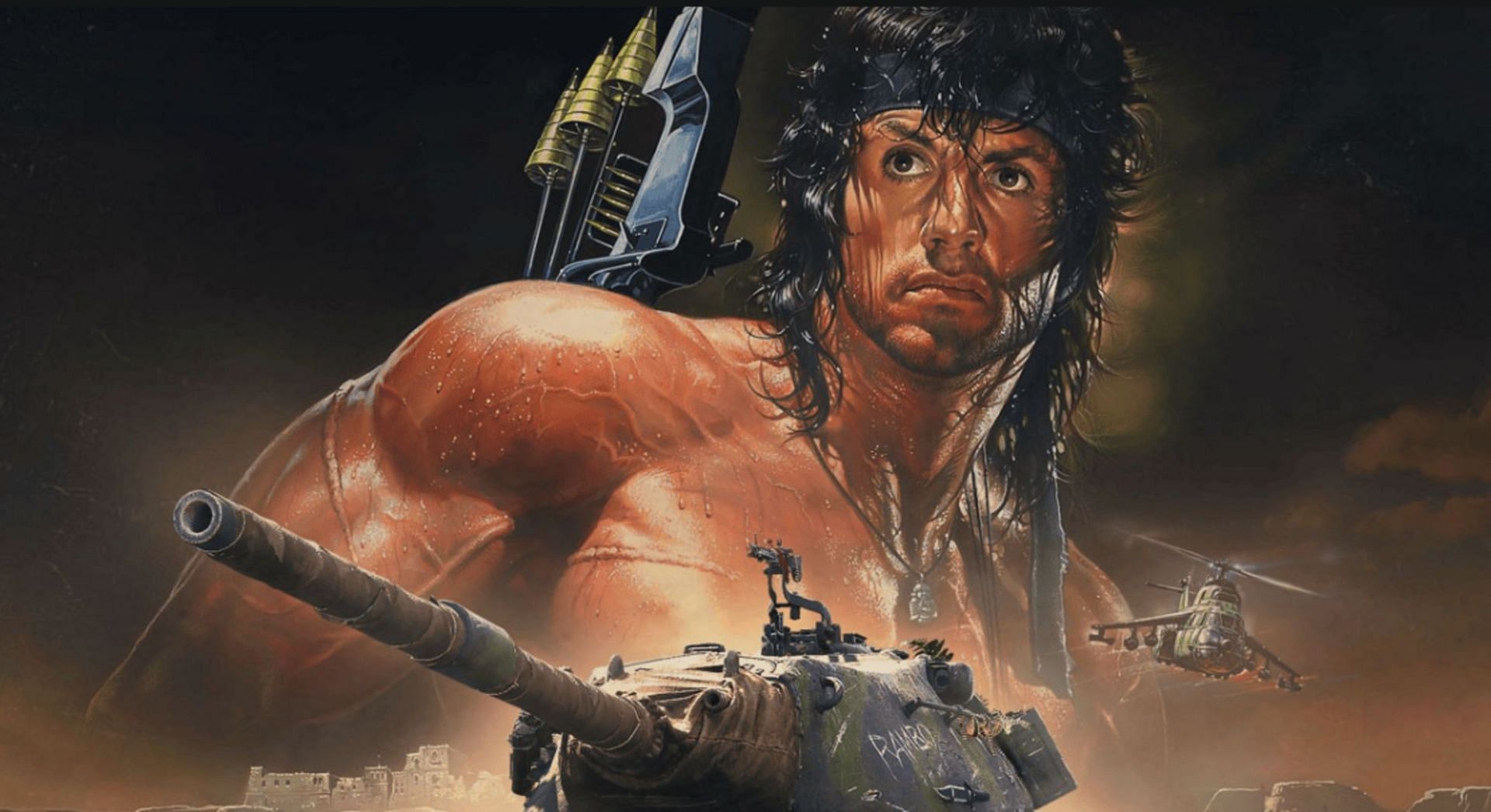 All you need to know about the Rambo collaboration in World of Tanks (Image via Wargaming Group Limited)