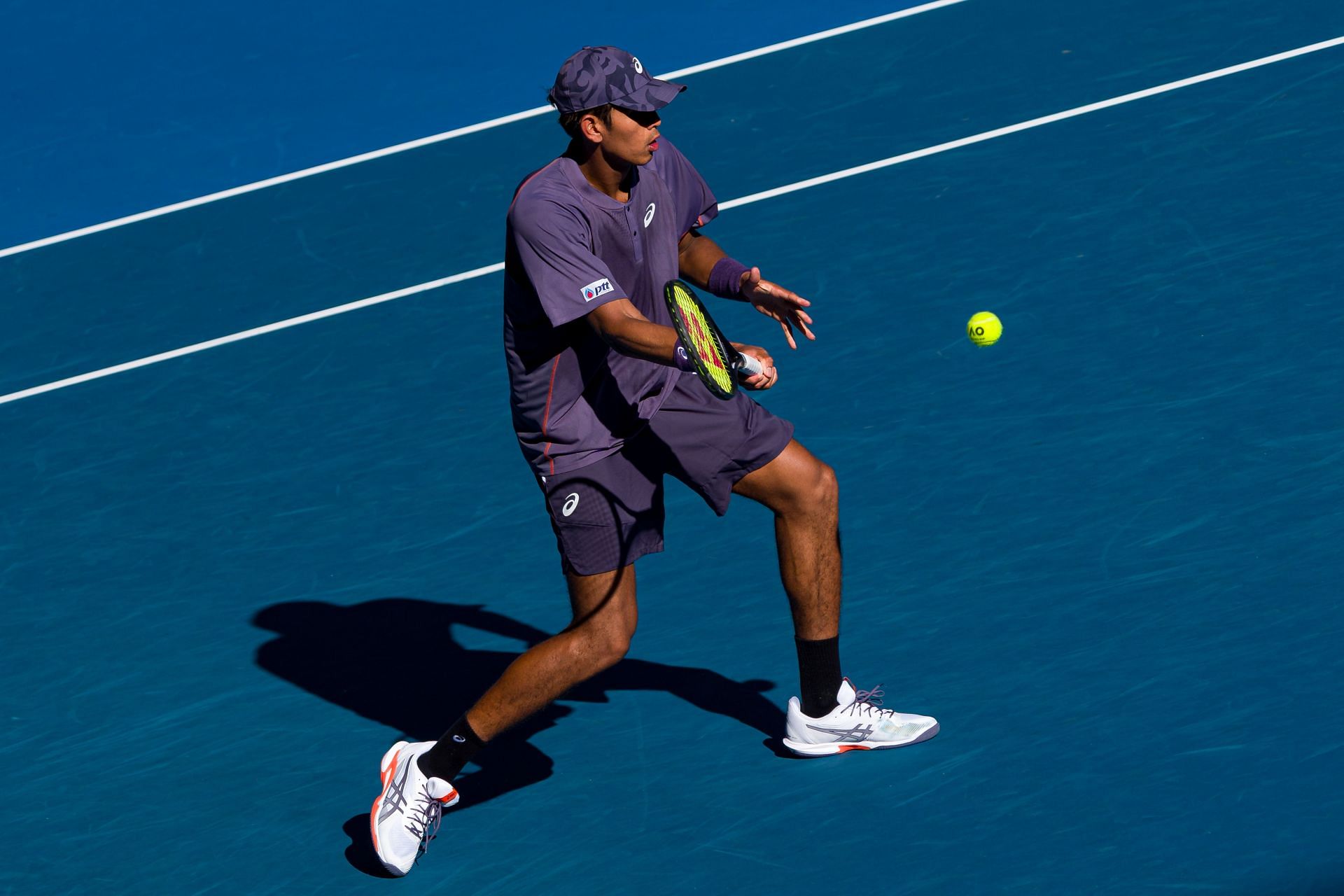 In Picture: Kasidit Samrej in action at the 2025 Australian Open. (Getty)