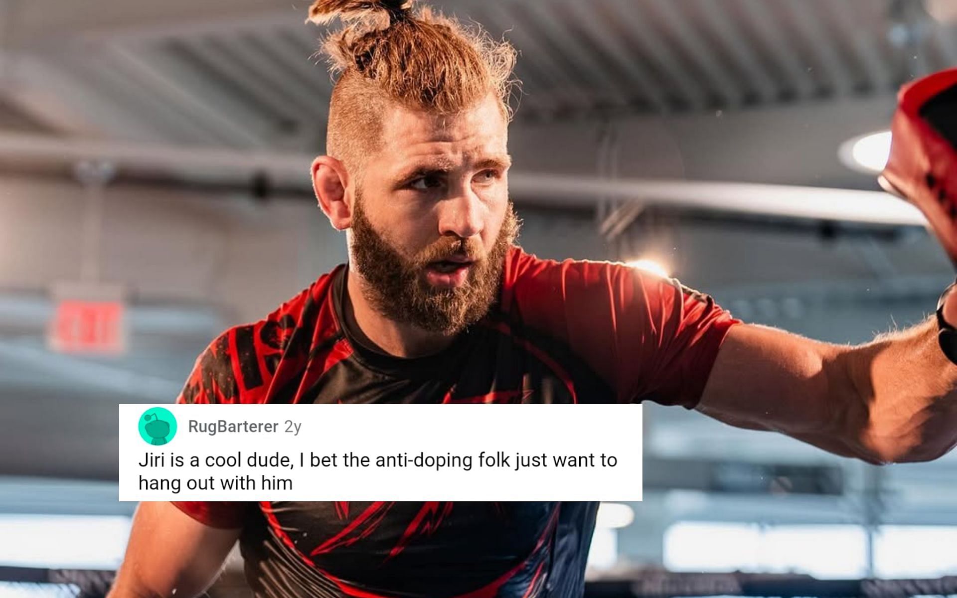 Fans react to Jiri Prochazka being tested too many times by USADA back in 2022. [Image courtesy: @ufcpi on Instagram]