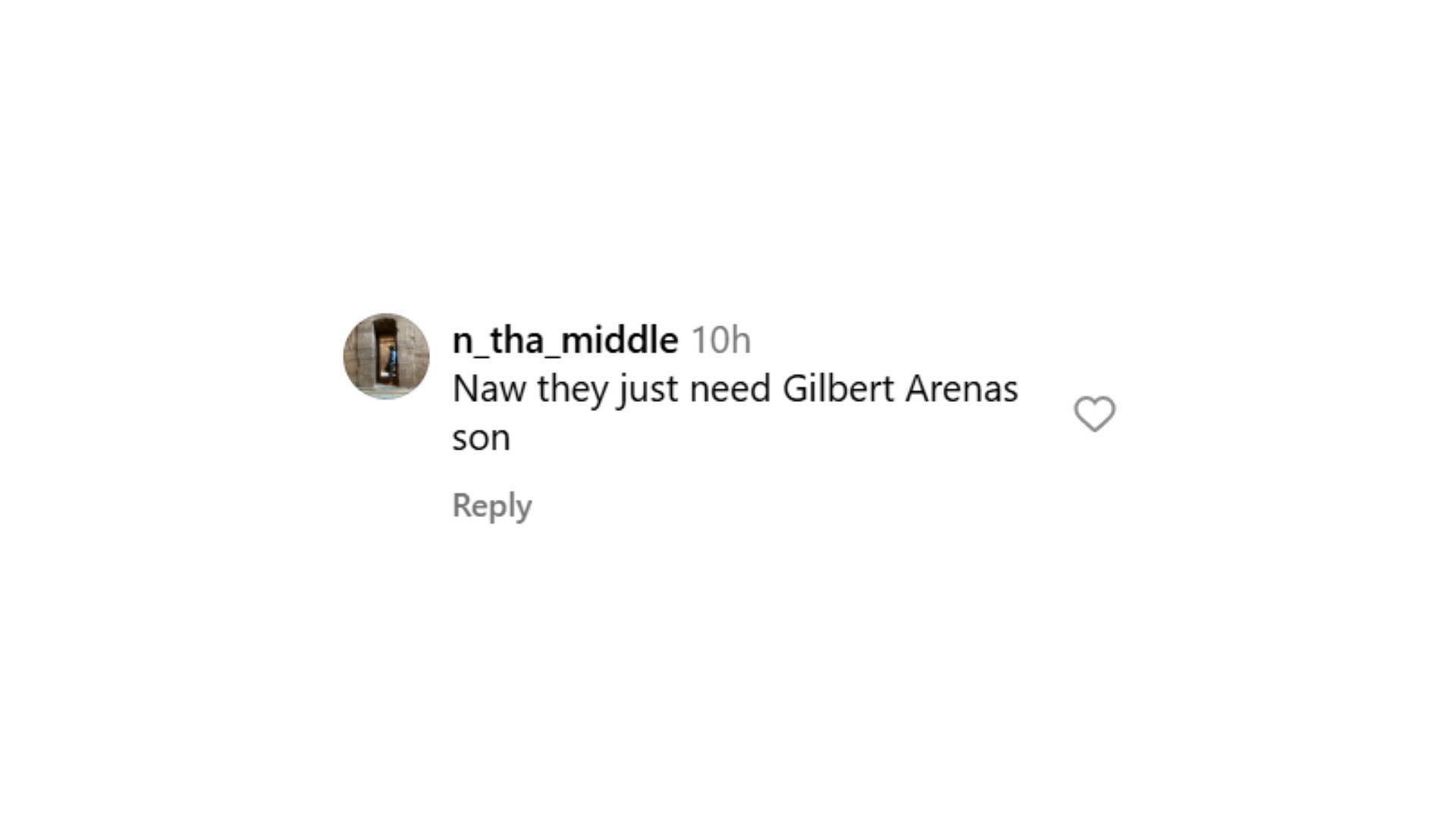 Fans want Alijah Arenas to join Bryce James at Arizona (bleacherreport/IG)