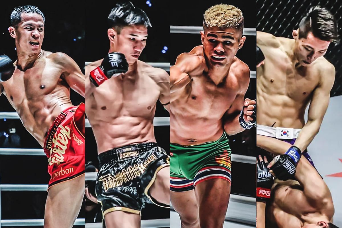 (From left to right) Superbon, Tawanchai, Fabricio Andrade, Kwon Won Il [Photo via ONE Championship]