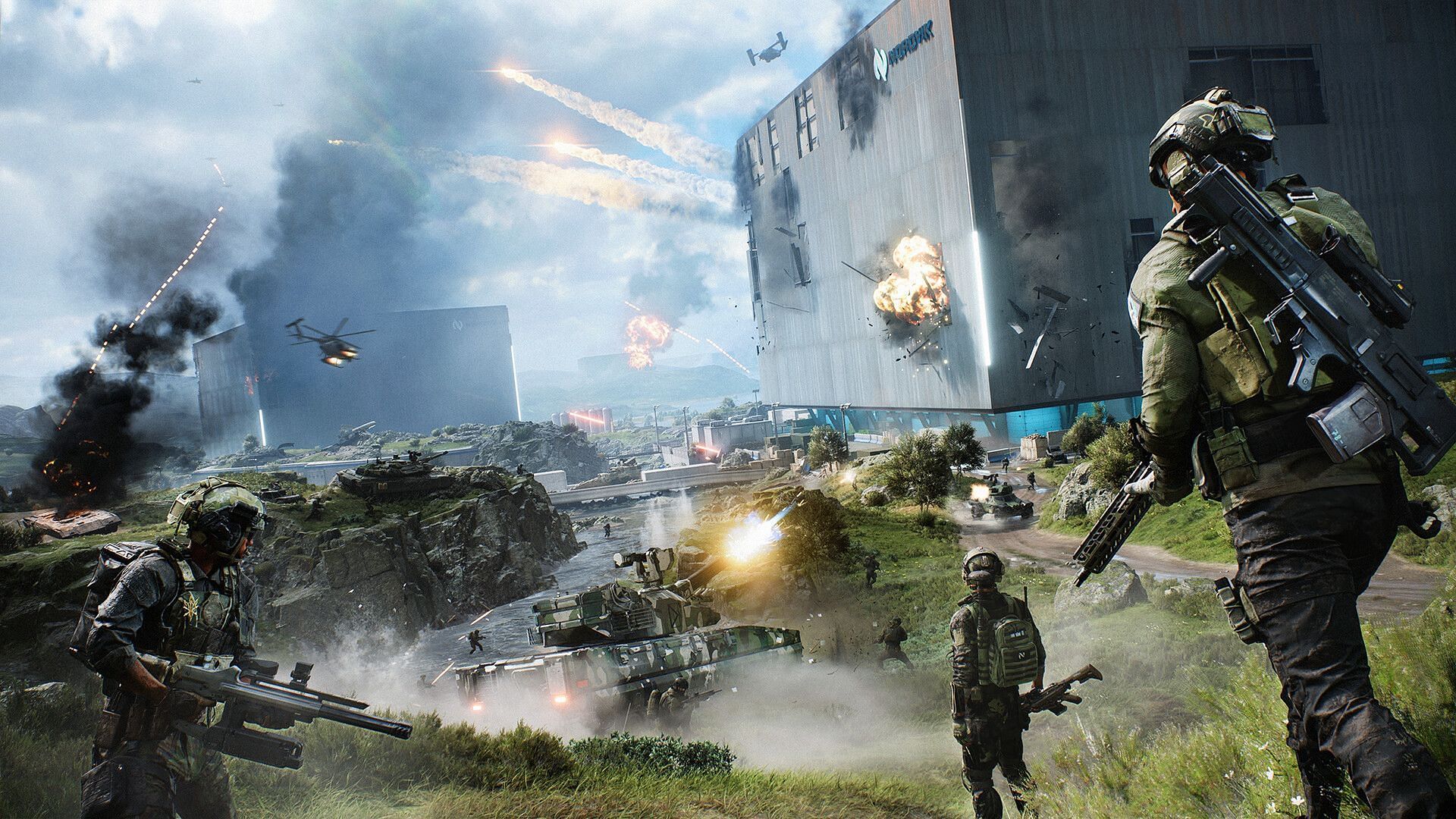 A still of Battlefield 2042 gameplay (Image via EA Dice)