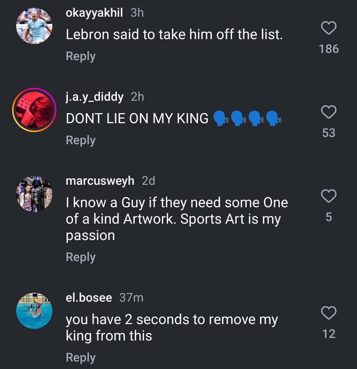 Fans reacted to the post that mentions LeBron James among the NBA players who own a private jet. (Credits: IG/Clutchpoints)