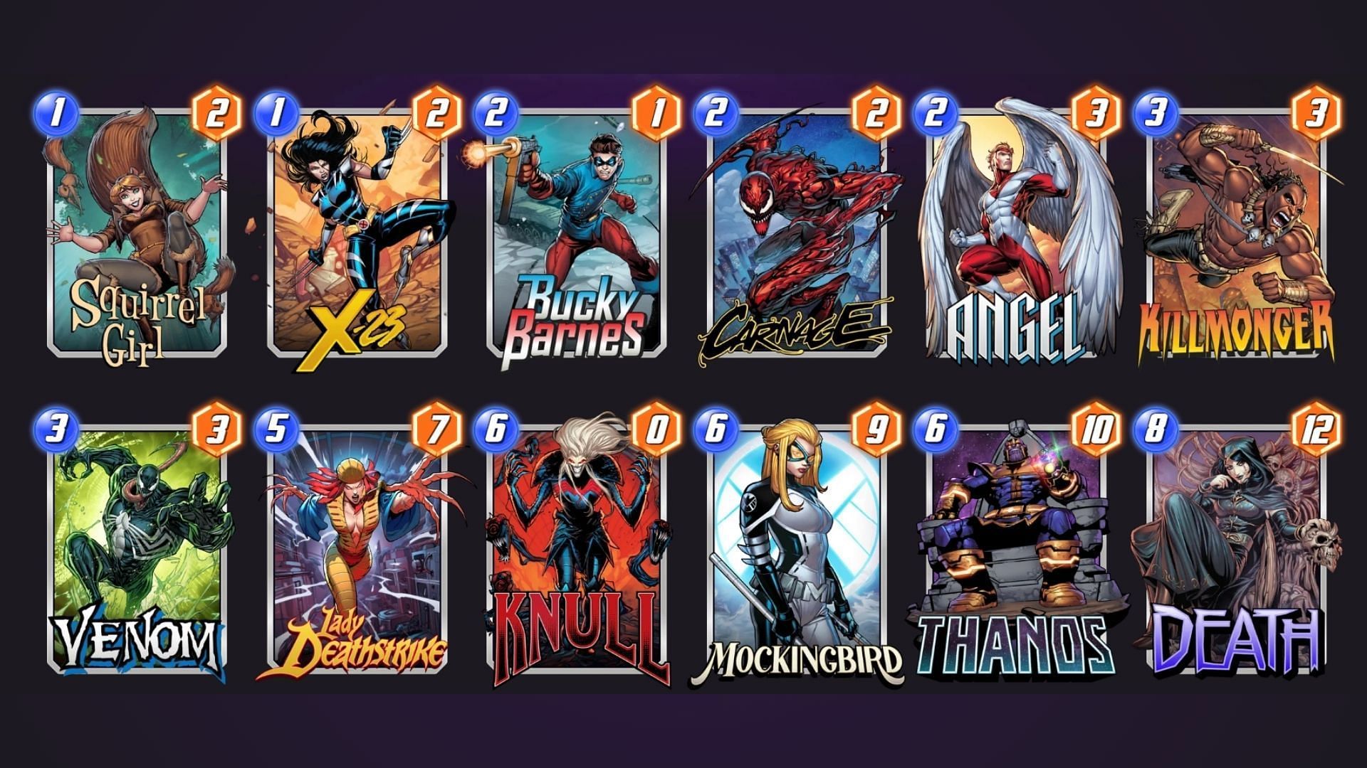 The Thanos Destroy deck is a destructive Marvel Snap Thanos deck (Image via Nuverse)