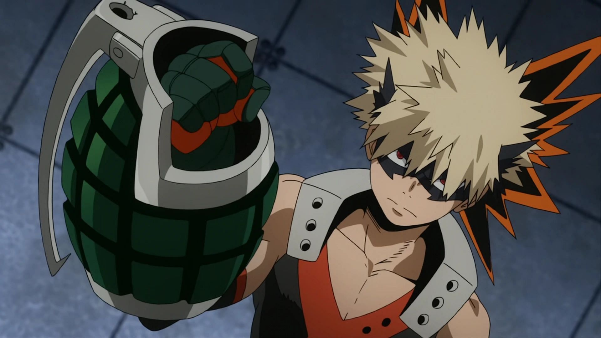 Bakugo grows more mature in MHA (Image via Studio Bones)