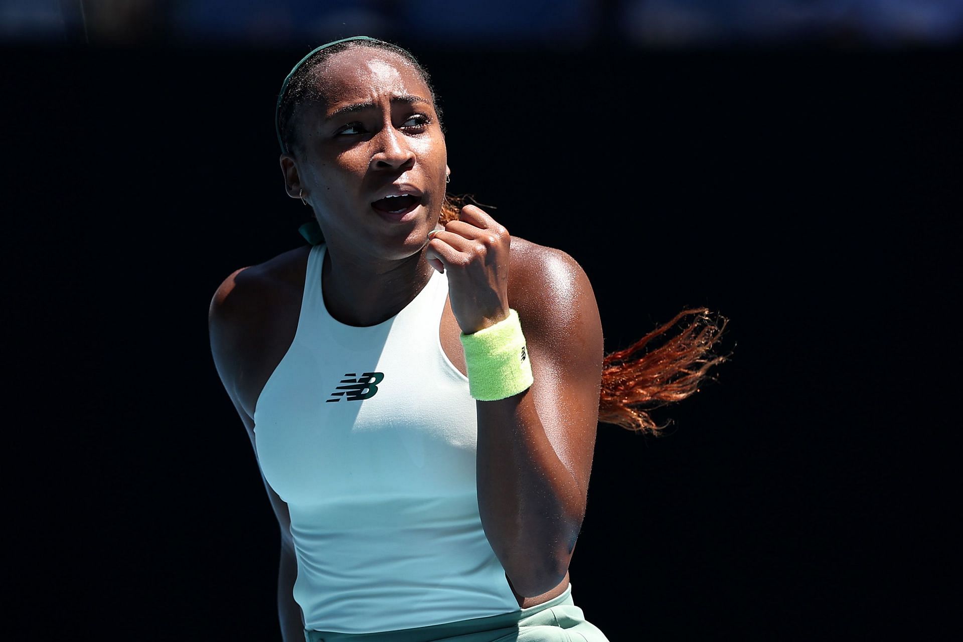 Coco Gauff pictured at the 2025 Australian Open - Image Source: Getty