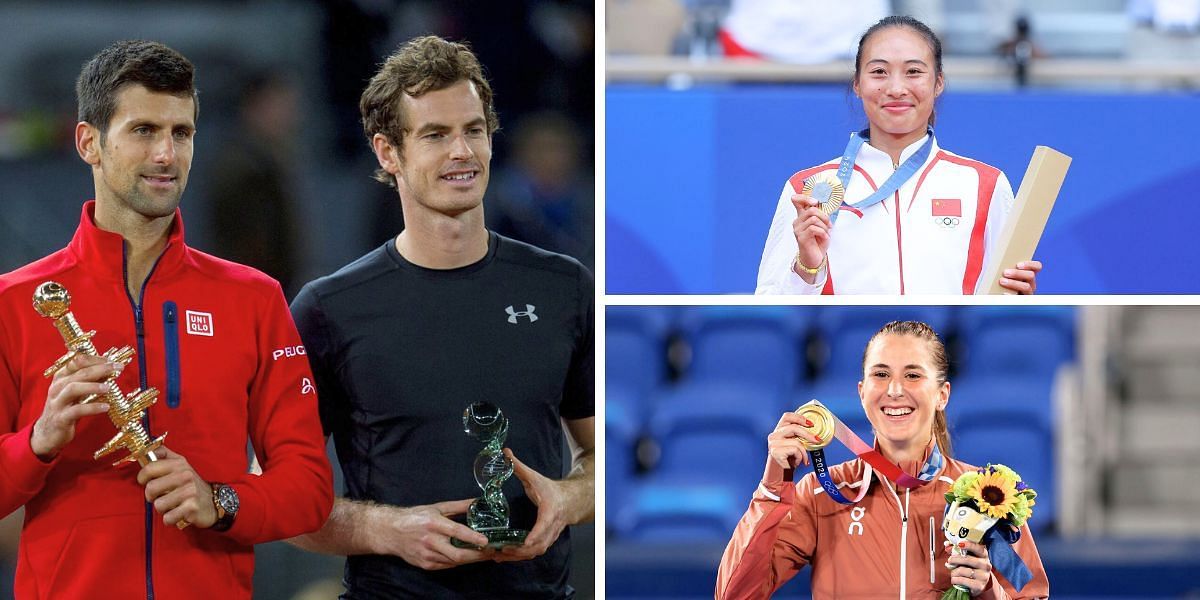 Novak Djokovic Qinwen Zheng Andy Murray Belinda Bencic