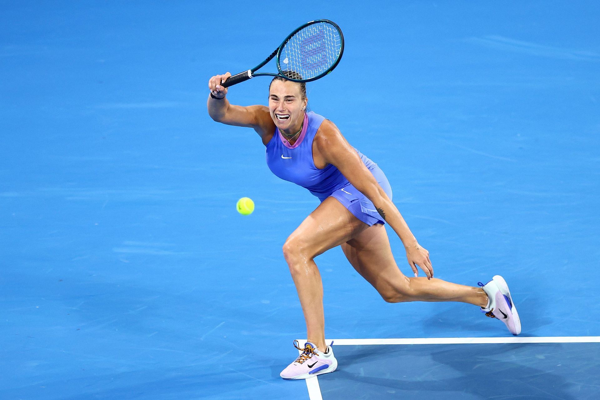 Aryna Sabalenka had lost the Brisbane final last year. (Source: Getty)