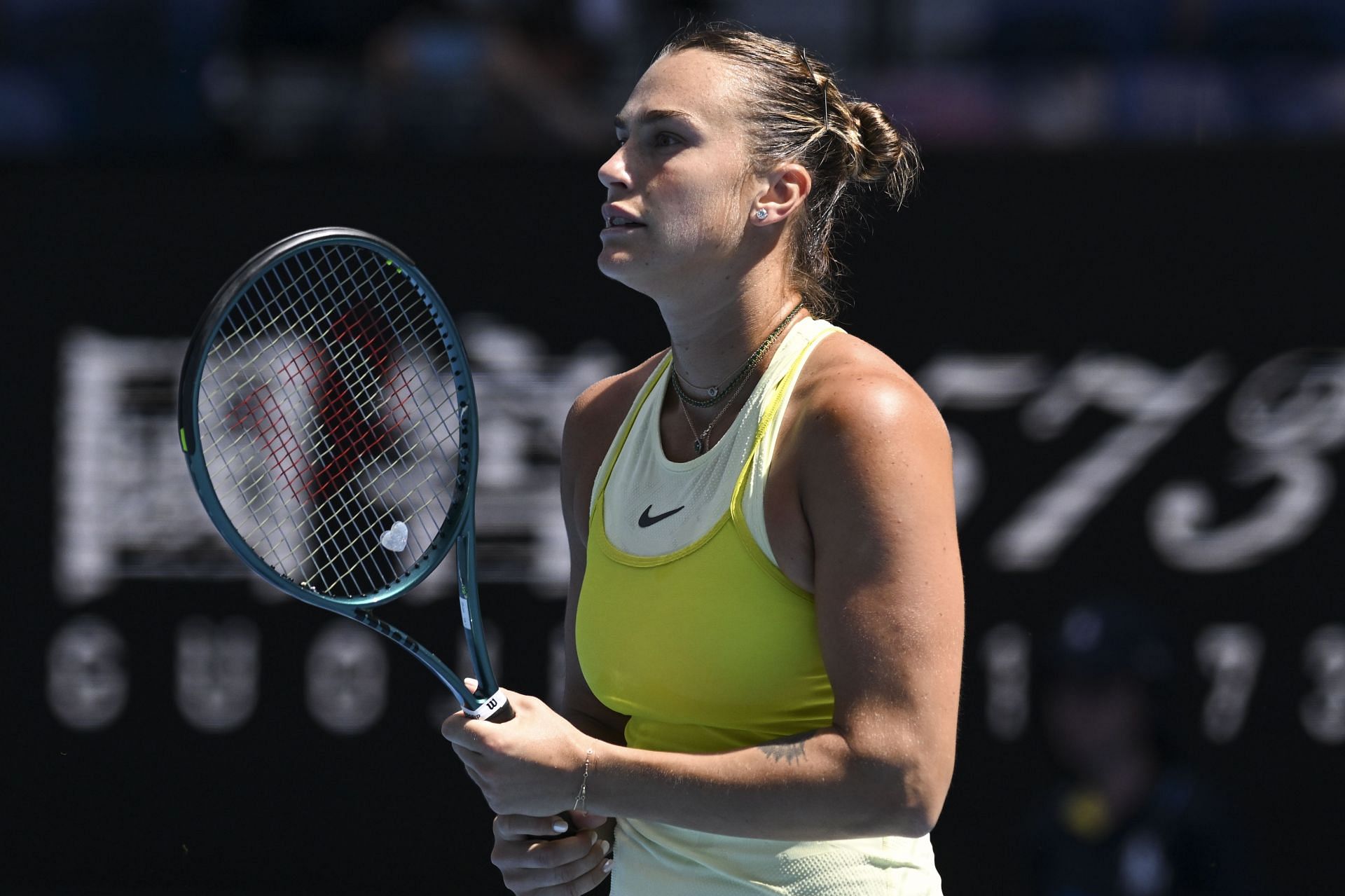 Sabalenka in action at the 2025 Australian Open (Source: Getty)