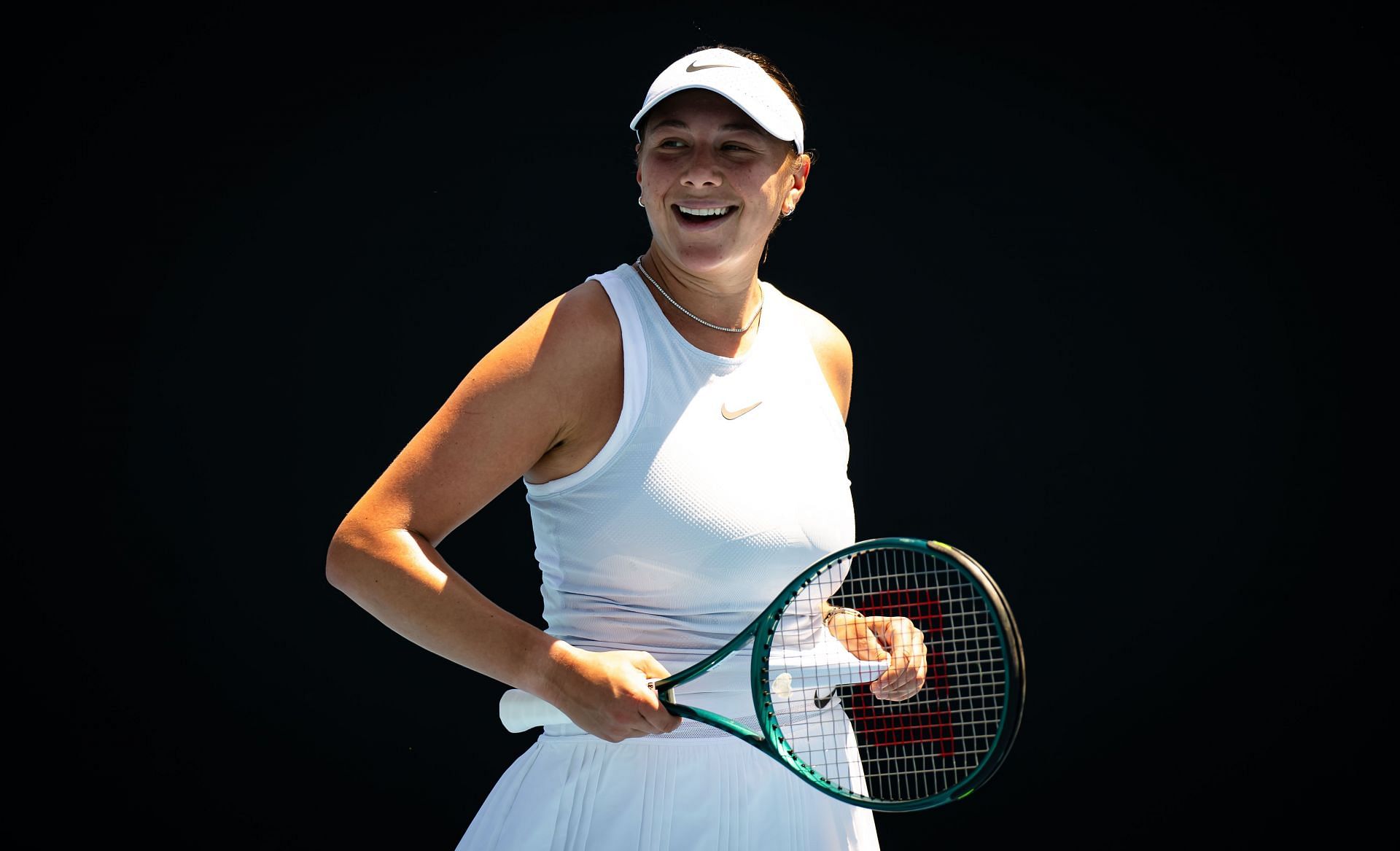 Amanda Anisimova at the 2025 Australian Open - Day 3 - Source: Getty