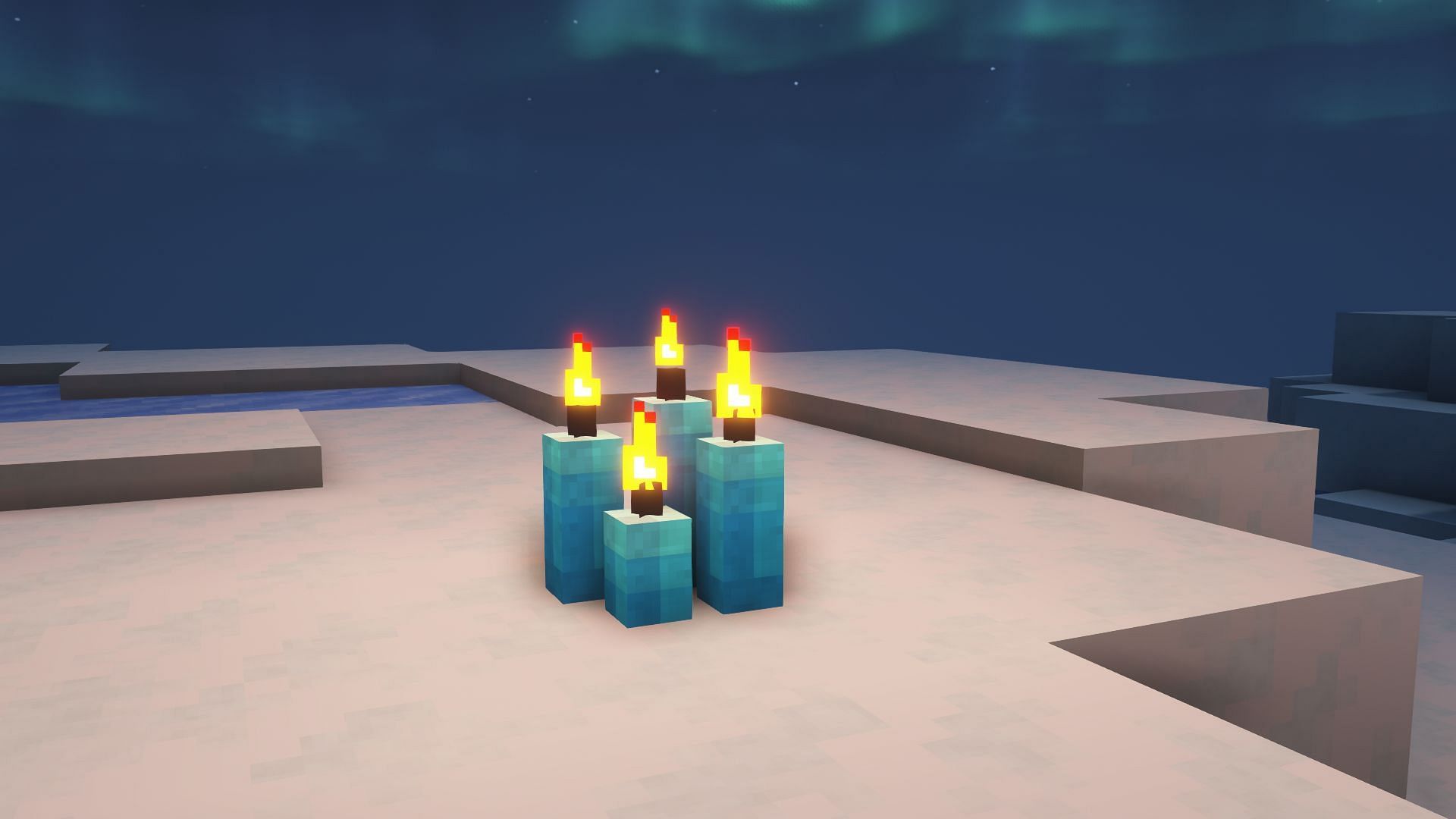 The candle is a beautiful block that can create a darker ambiance inside a building (Image via Mojang Studios)