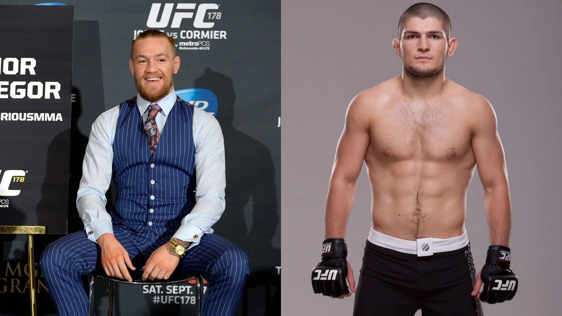 There has been bad blood between Conor Mcgregor (left) and Khabib Nurmagomedov (right) [Image courtesy: Getty Images]