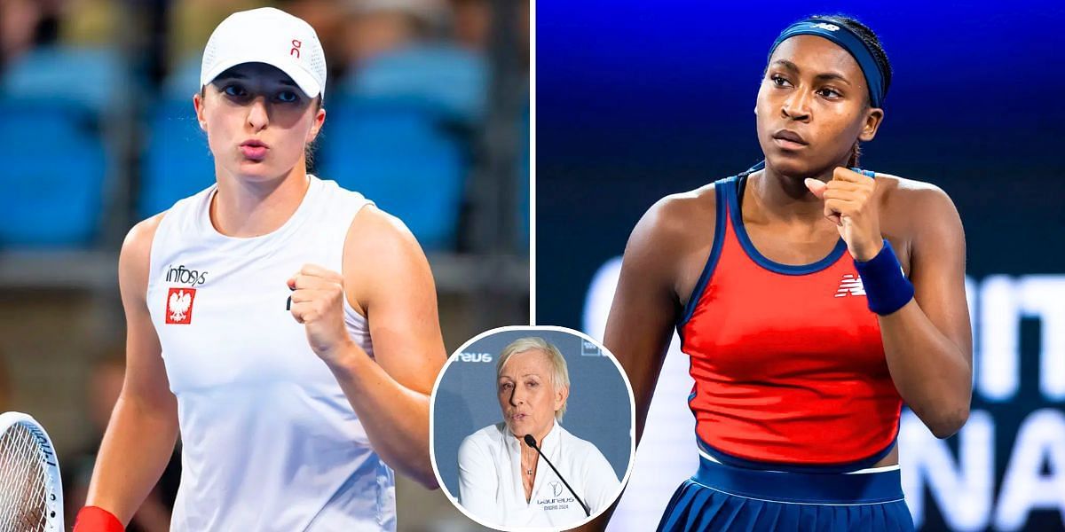 Martina Navratilova objects to Coco Gauff being ahead of Iga Swiatek in Australian Open 2025 odds