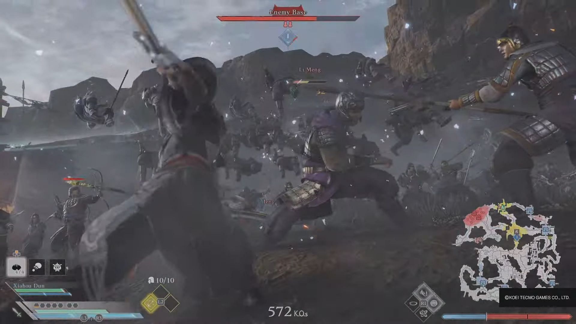 A still from the Battle of Sishui Gate in Dynasty Warriors Origins (Image via Koei Tecmo)