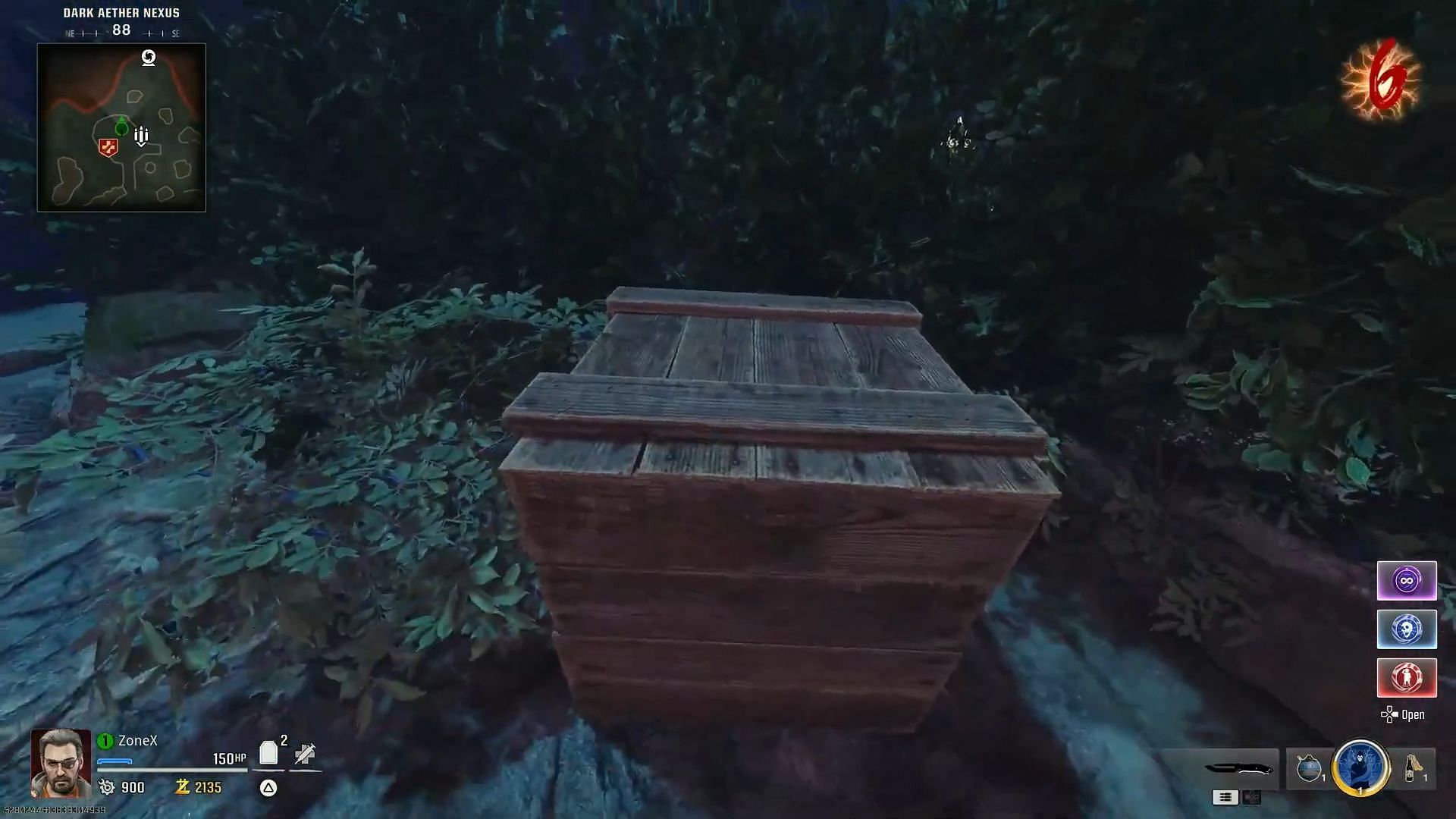 Location of the first crate (Image via Activision and youtube.com/@ZoneXbez)