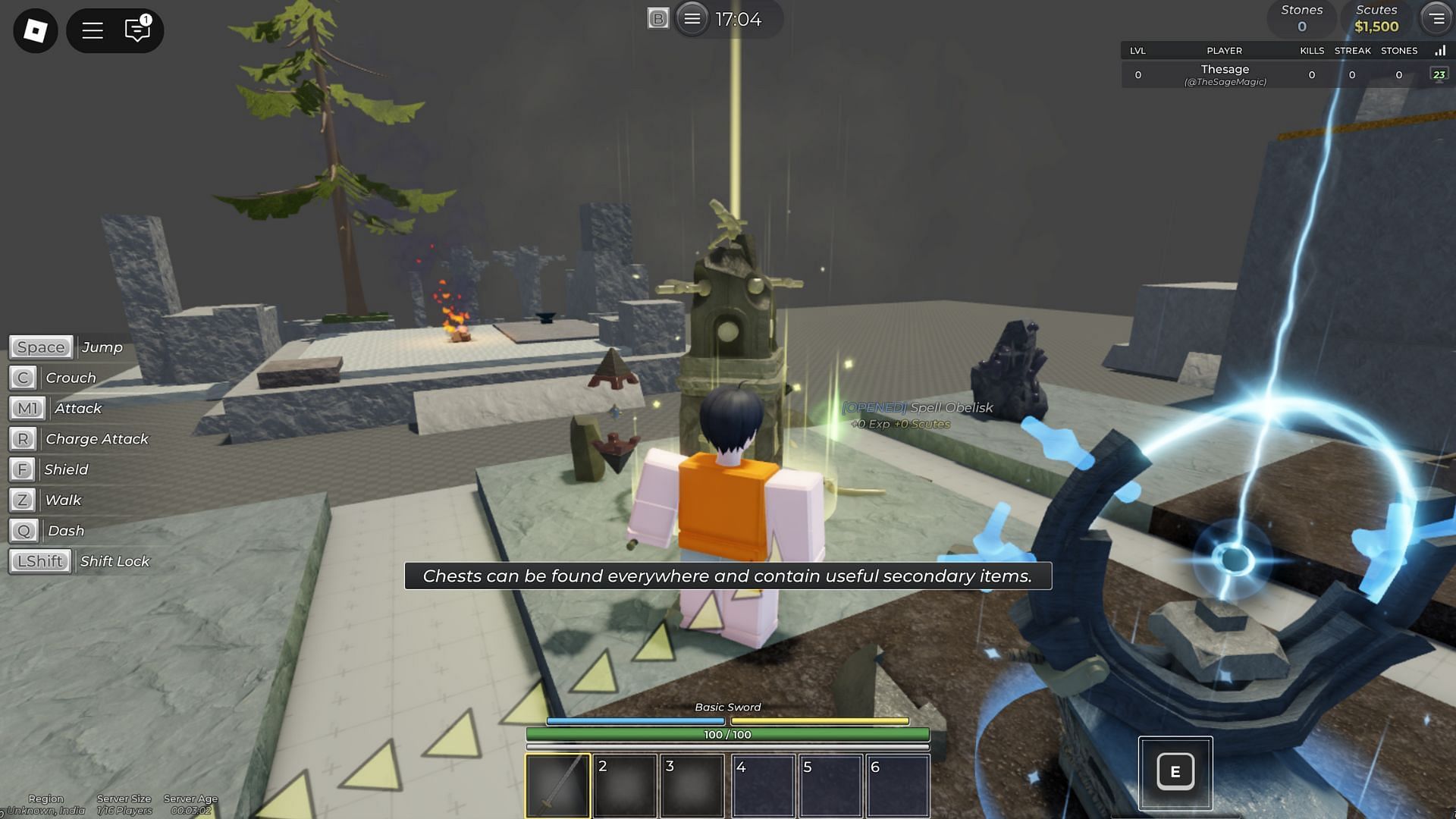 Start defeating enemies (Image via Roblox)