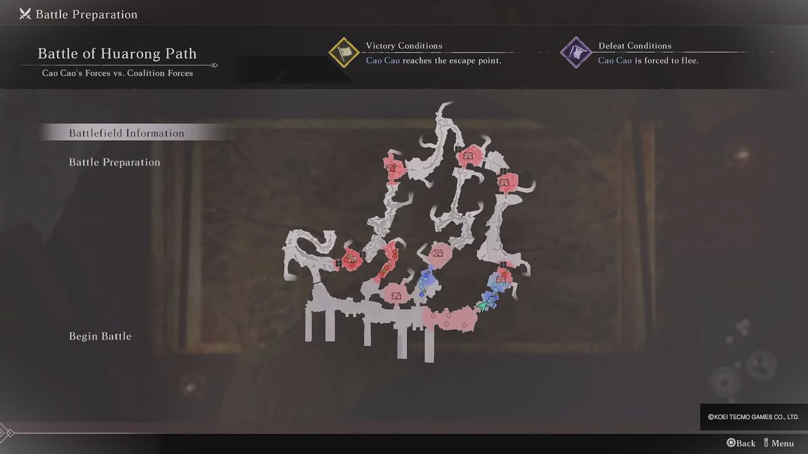 Dynasty Warriors Origins: Battle of Huarong Path guide (Chapter 5, Wei)