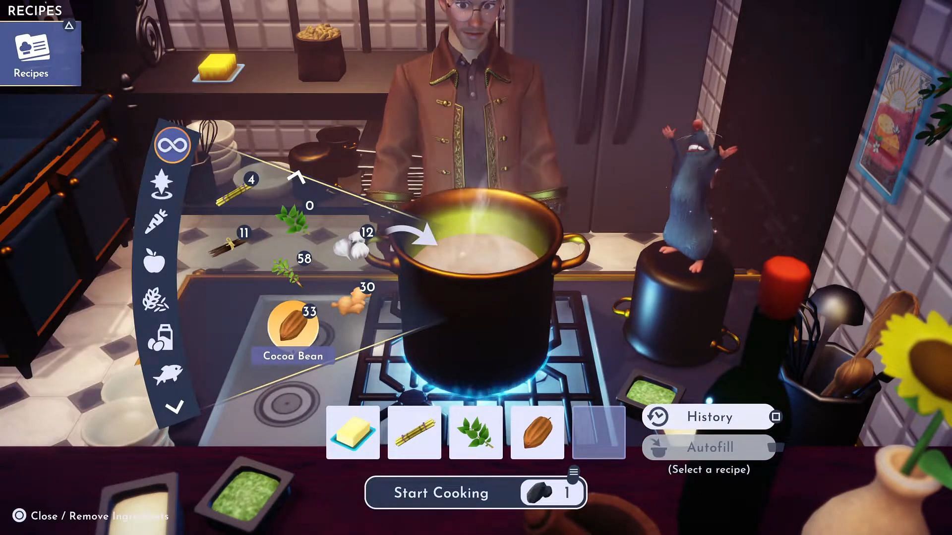 Empty the items in the cooking pot (Image via Gameloft || YouTube/@GreymaneGames)