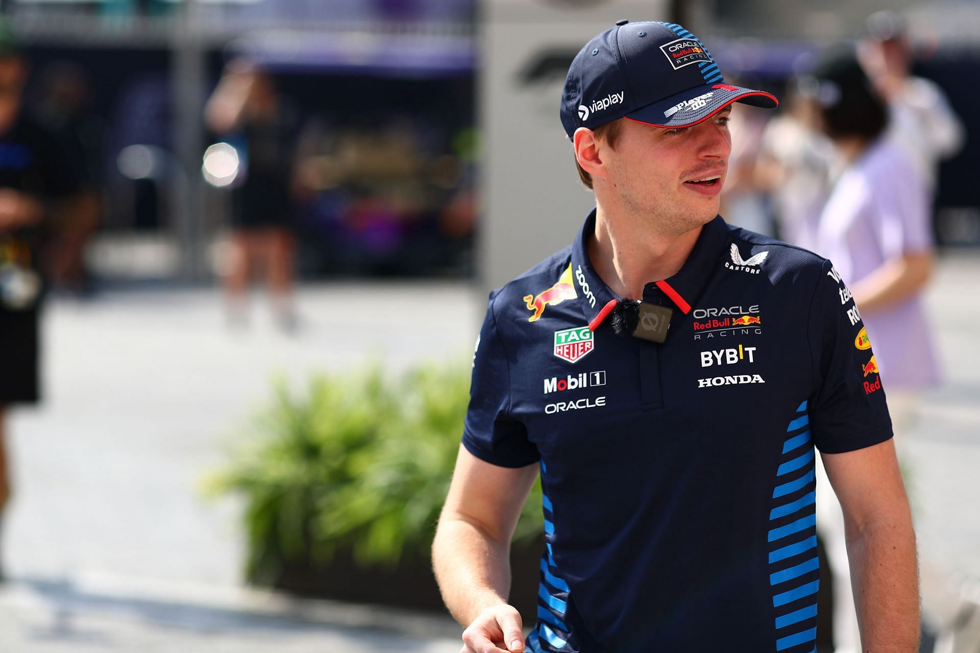 Max Verstappen of the Netherlands and Oracle Red Bull Racing walks in the Paddock- Source: Getty