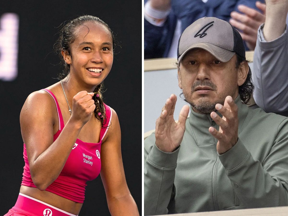 Leylah Fernandez and her father Jorge enjoy trip to Dubai (Source: Getty Images)