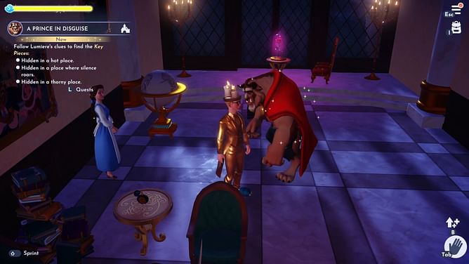 How to complete the Prince in Disguise quest in Disney Dreamlight Valley