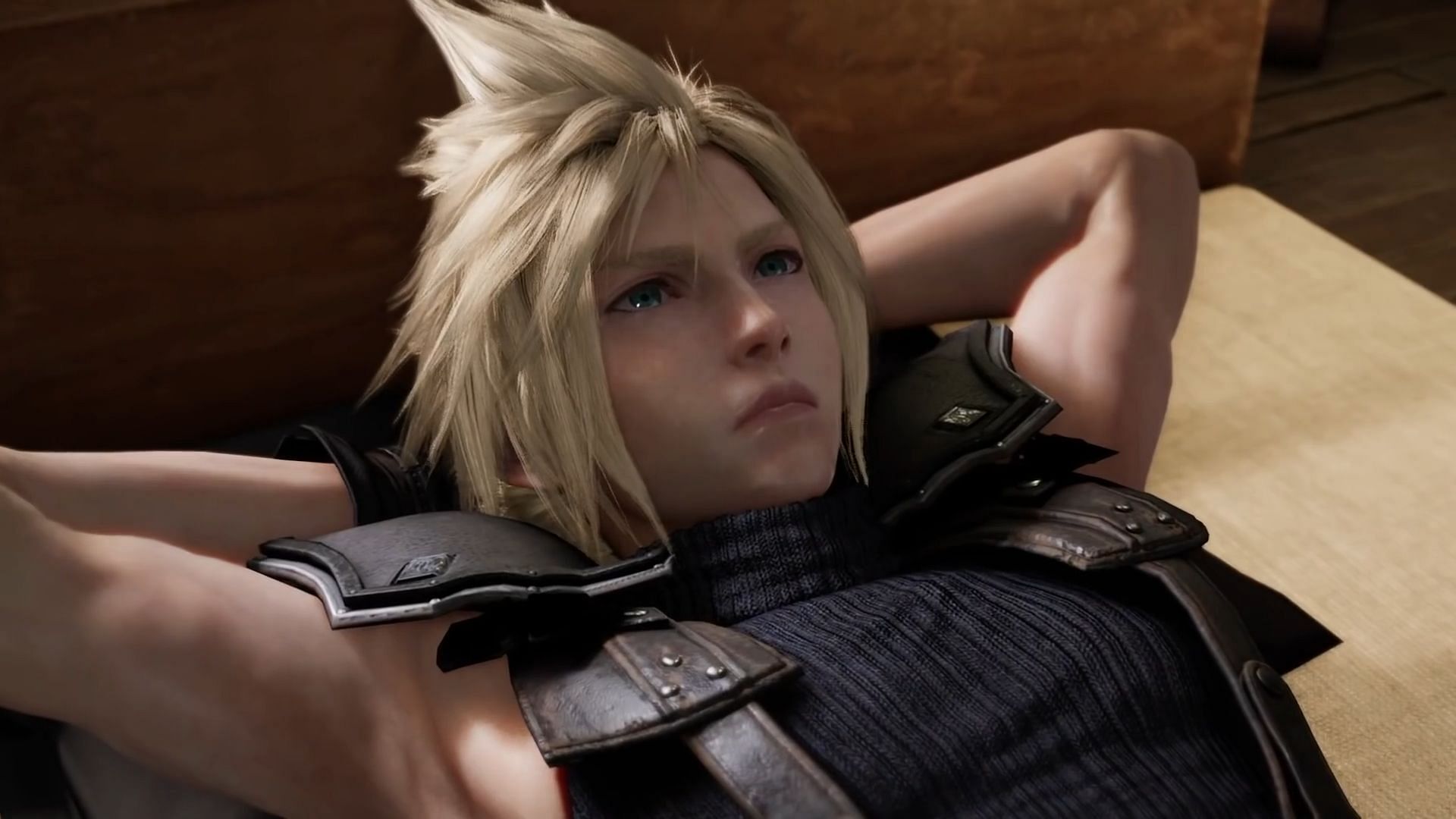 Cloud Strife from Final Fantasy 7 Remake (Image via Square Enix)