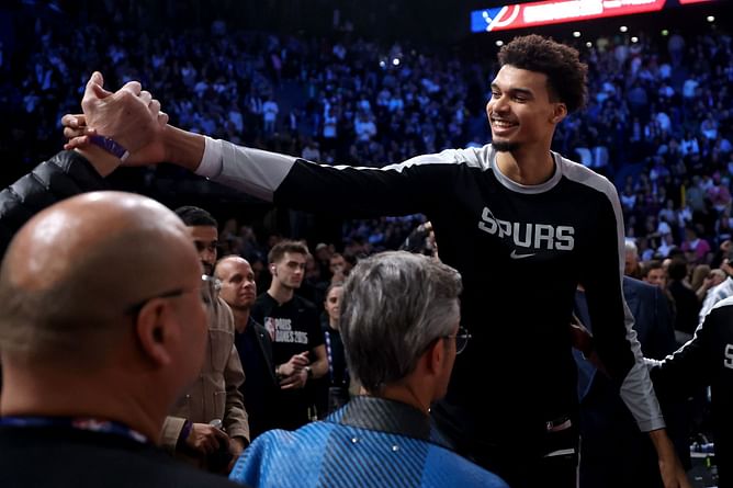 Cameron Brink, Tony Parker & 5 other stars spotted courtside at Victor Wembanyama's Spurs vs Pacers game in Paris