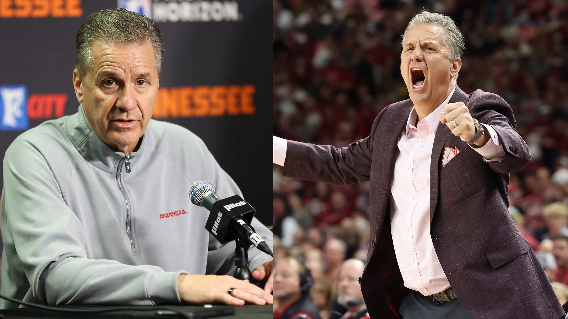 John Calipari is facing trouble in the SEC Conference with Arkansas  [Credits: Imagn]