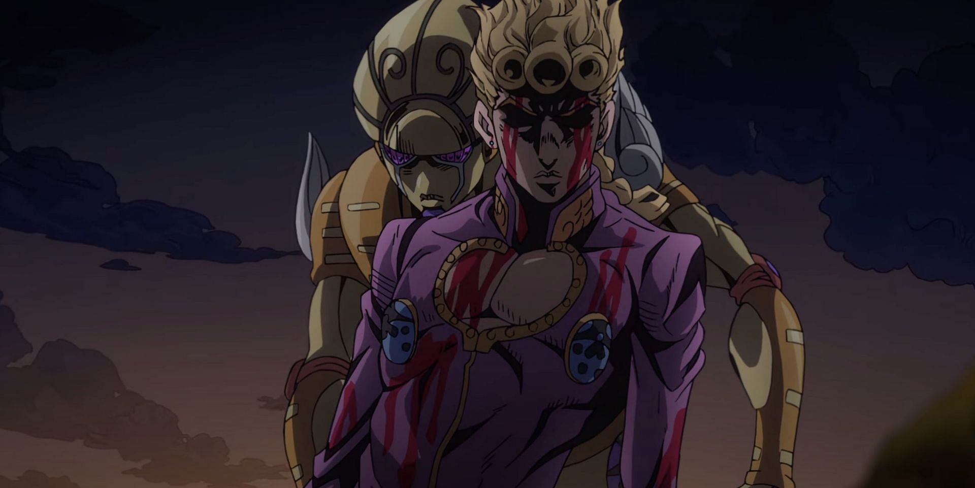 Giorno Giovanna as seen in anime (Image via David Production)