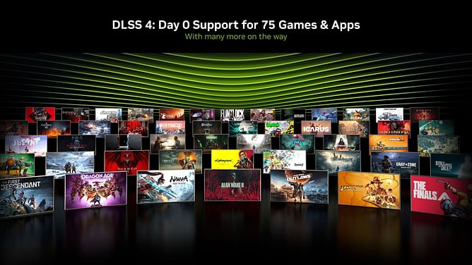 All games confirmed to get DLSS 4 with RTX 50 series
