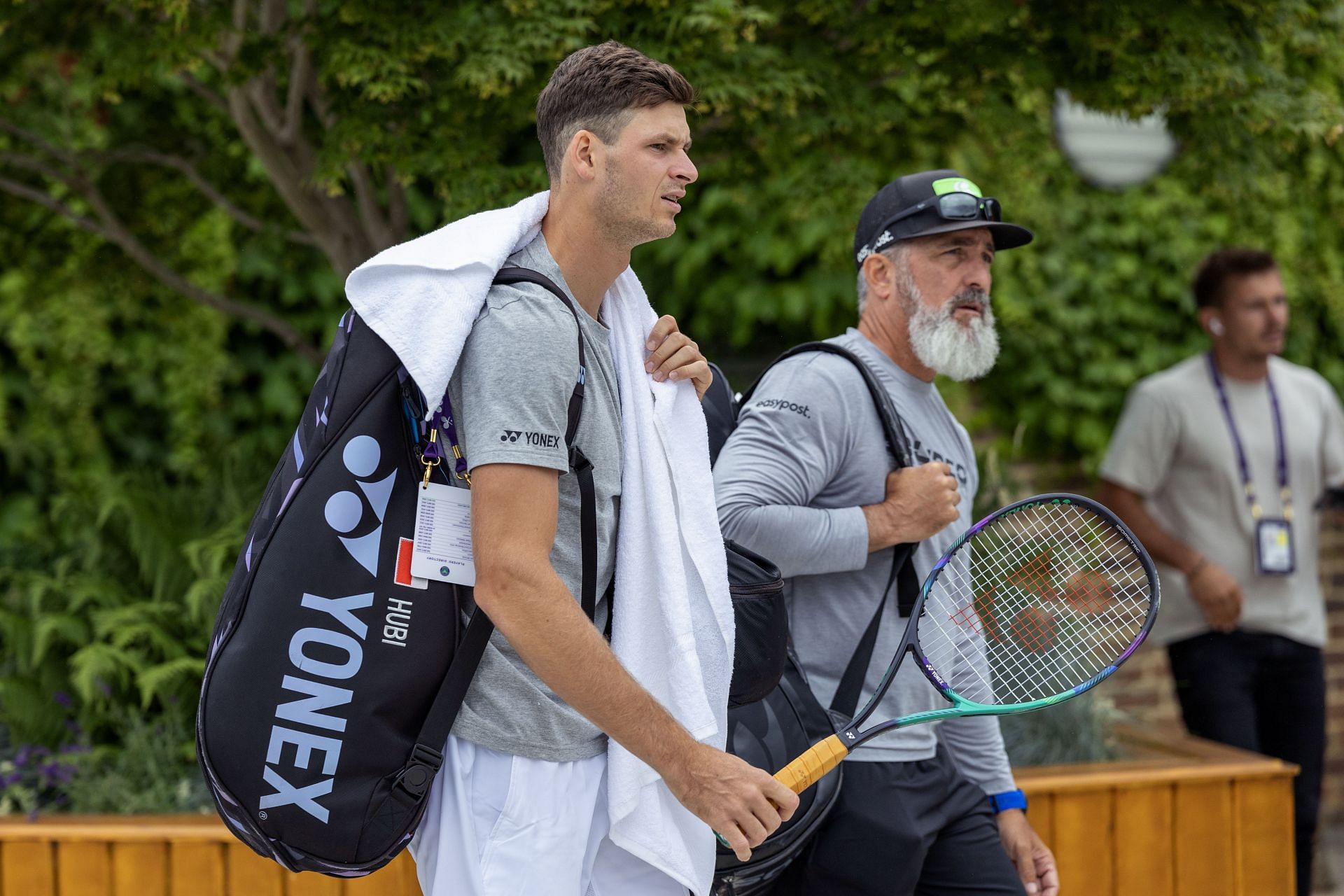 In Picture: Hubert Hurkacz with his ex-coach Craig Boynton. (Getty)