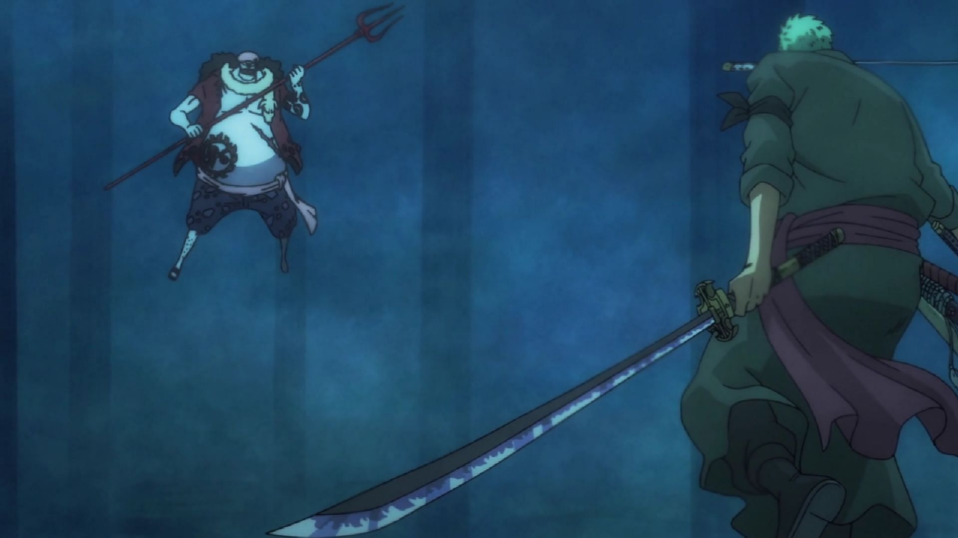 Hody and Zoro underwater (Image via Toei Animation)