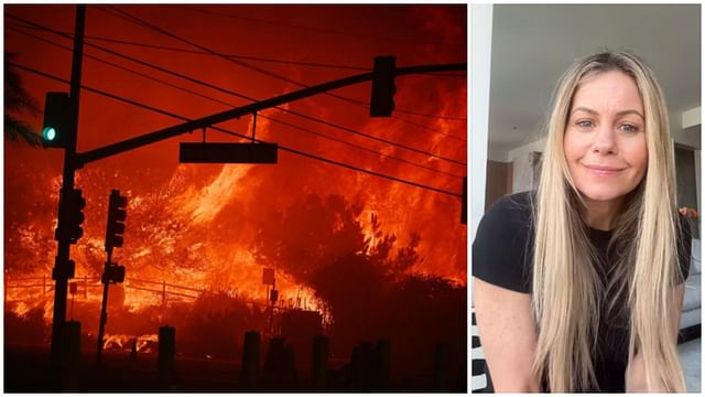 Candace Bure, wife of former NHL player Valeri Bure, shared a video message expressing her grief over the Los Angeles wildfires. (Credit: Instagram/candacebure)