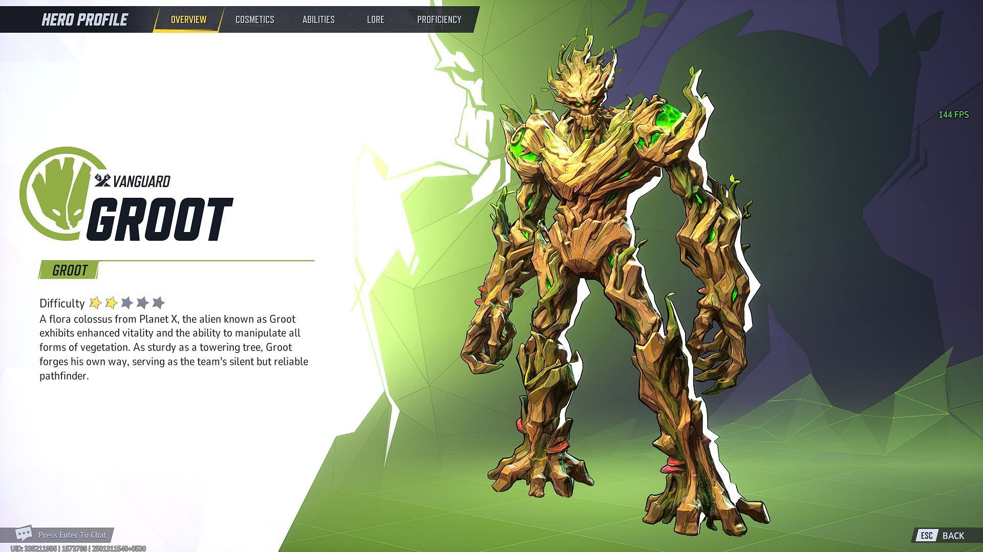 Groot from Marvel Rivals (Image via NetEase Games)