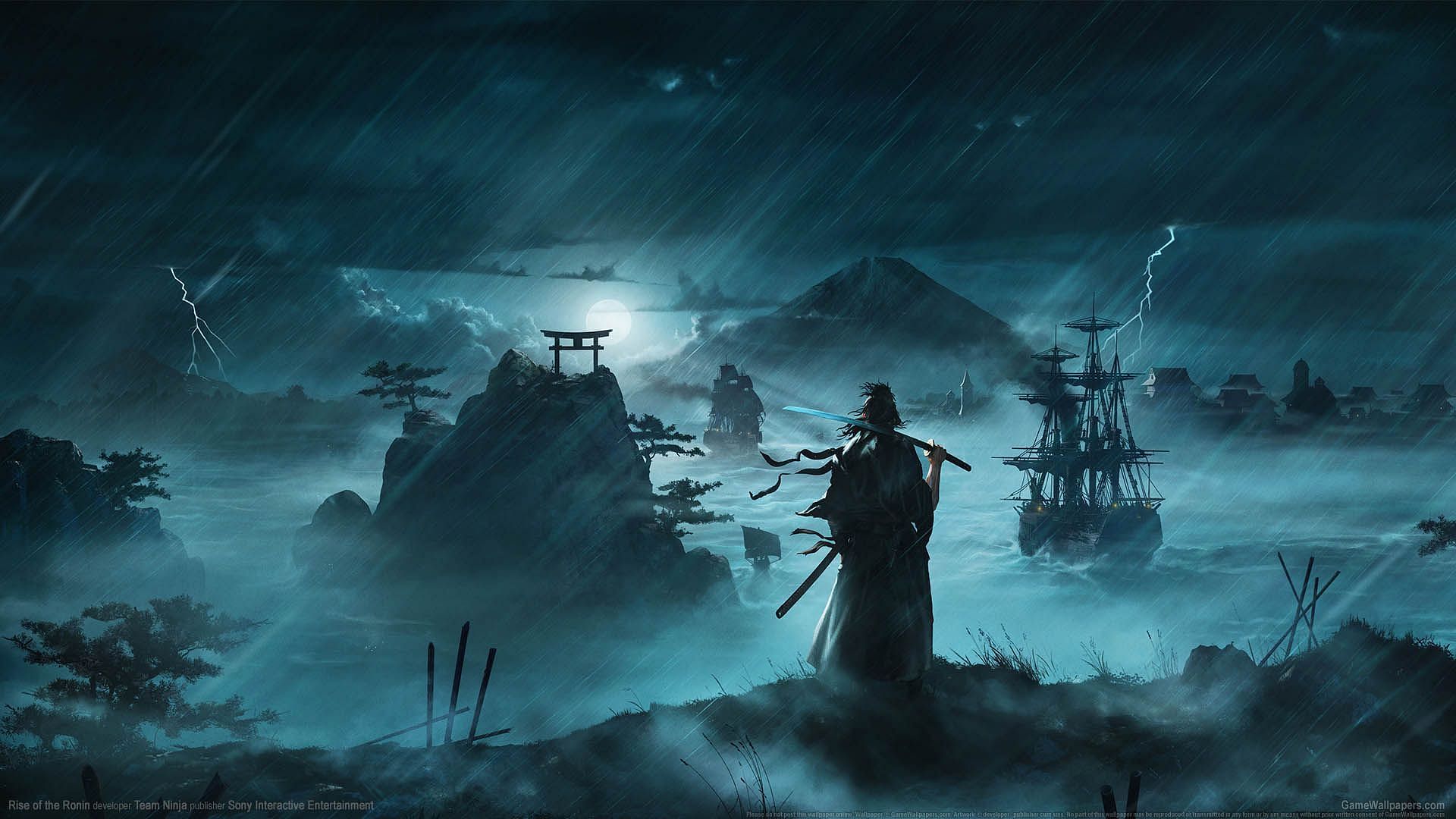 Key art of Rise of the Ronin