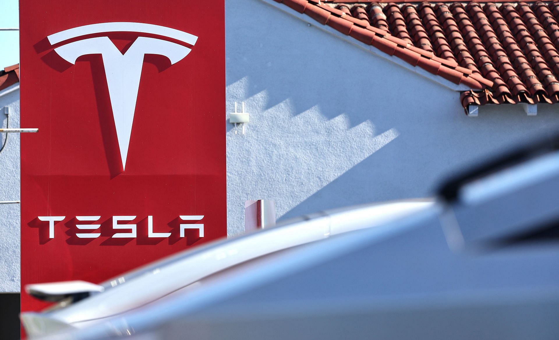 Tesla Reports First Annual Sales Drop - Source: Getty